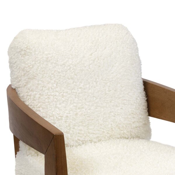 Sherpa Shearling Wool Chair
